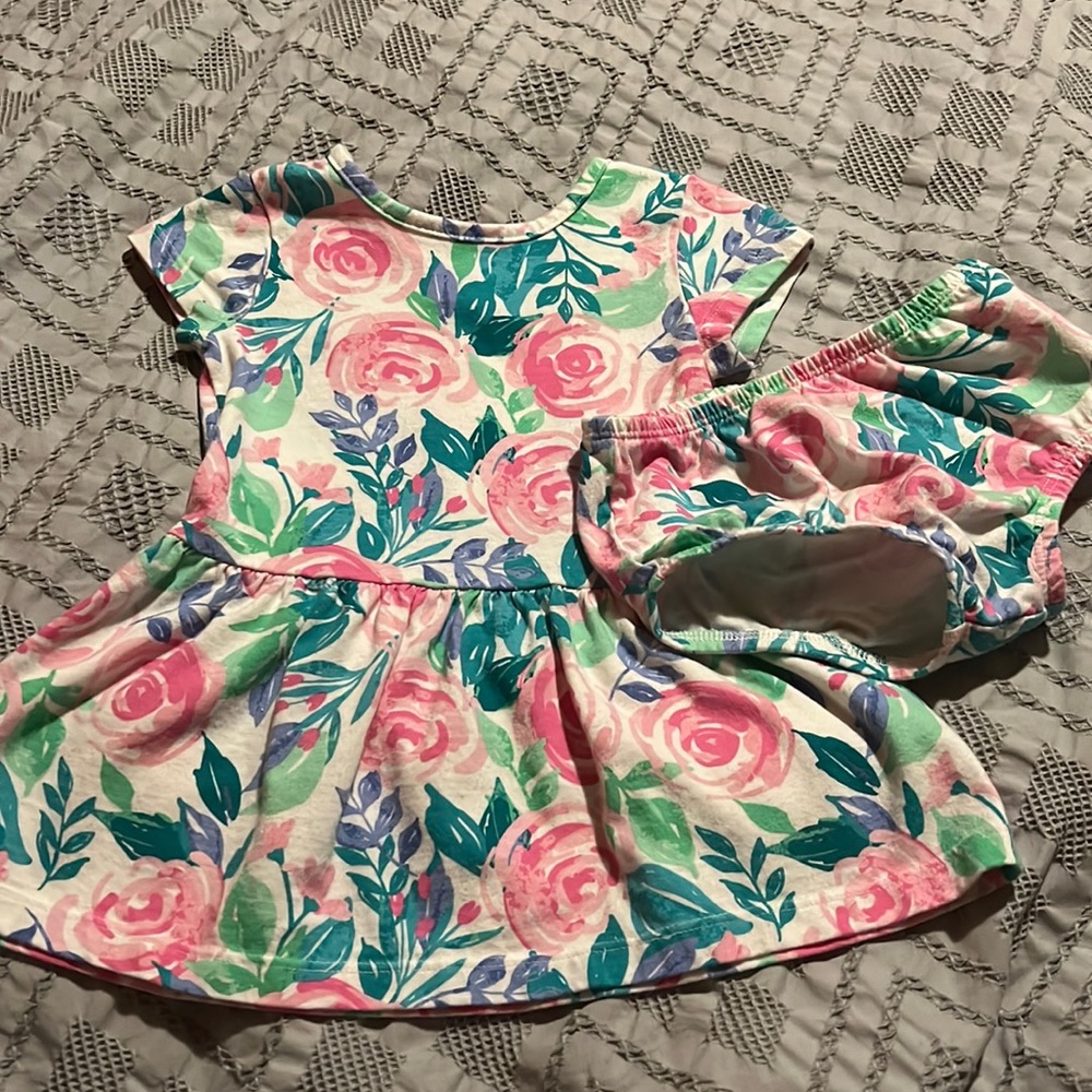 Wonder Nation dress and diaper cover LIKE NEW